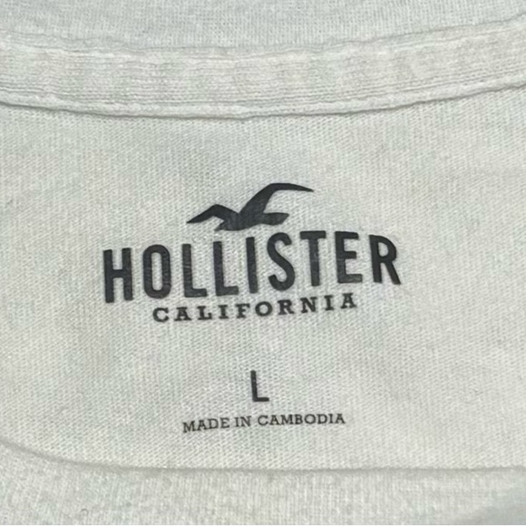 Hollister Women’s Large Long Sleeve Cropped Shirt - Picture 3 of 3
